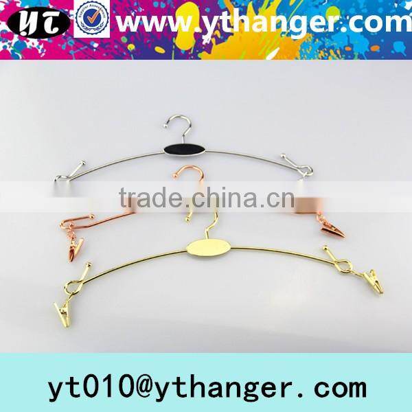 YY0361 copper metal hanger bra and panties hanger women underwear hanger