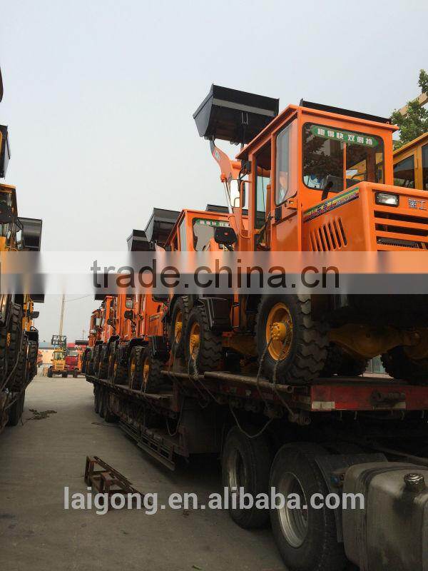 Hot Sell small mechanical wheel loader with 24hp diesel engine