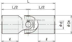 Precision universal joints MIyoshi Kikai Type H