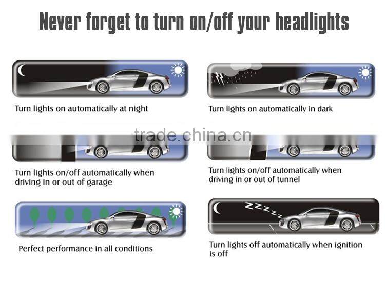 Car coming home automatic sensor for automatic headlights and car lamps