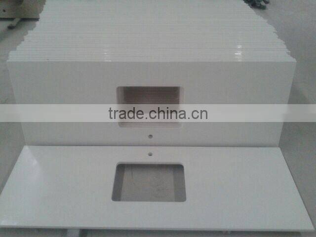White Quartz Kitchen Tops, Pure White Quartz Countertops, White Quartz Island Tops