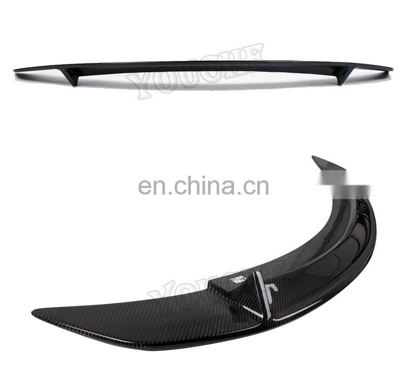 RT style carbon fiber rear trunk wings spoiler for Mercedes Benz E class W238 C238 2 door coupe 2016+