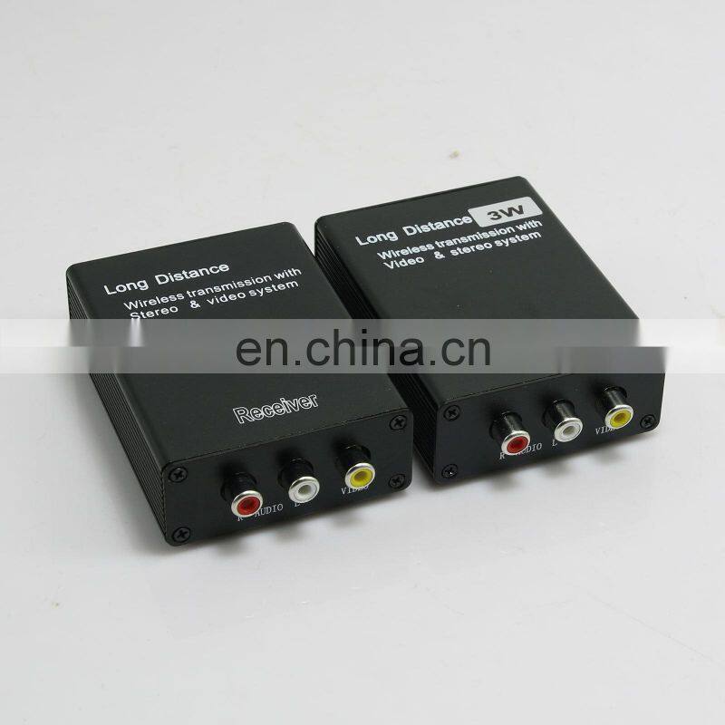 Wireless Long Distance TX RX 3W Wireless Video Transmitter Receiver Monitor