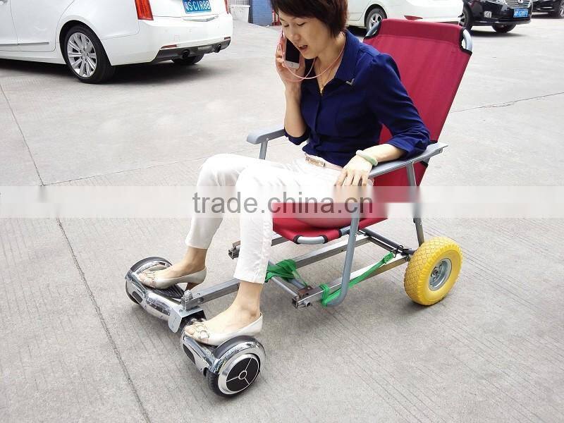 2016 New Arrival Multifunctional Hoverboard Cart, Two Wheels Aluminum Structural Frame Of Self Balancing Electric Scooter