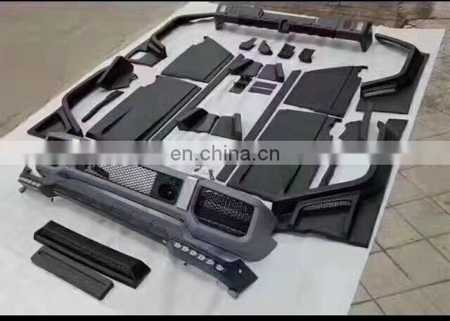 Runde Carbon Fiber For Mercedes-Benz G500 G55 G63 G65 Wide Body Kit Front Bumper Side Skirt Wheel Eyebrow