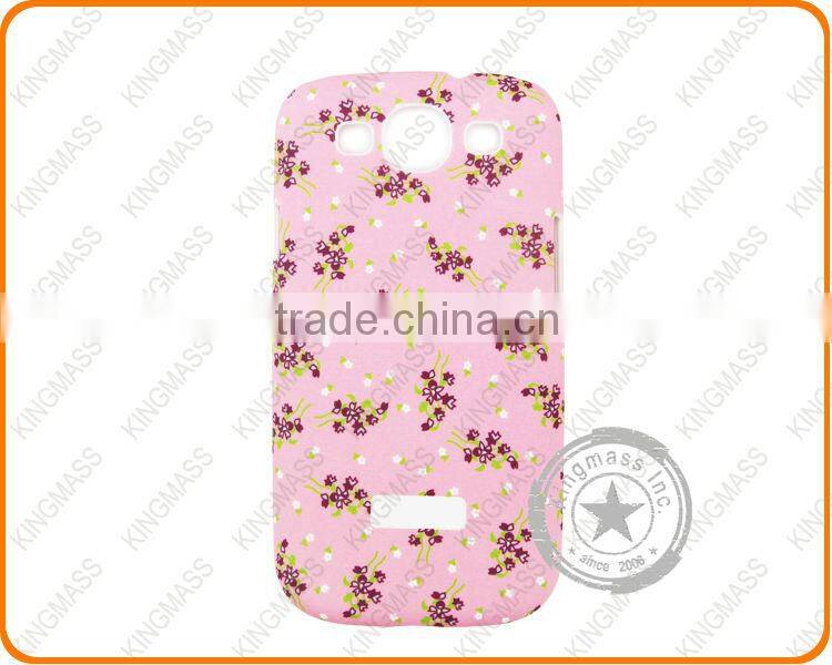 2014 Floral full printing mobile phone back covers for galaxy S4