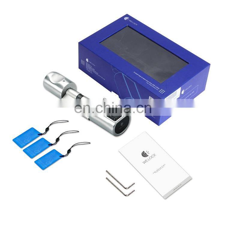 WE.LOCK new design smart security ttlock wifi control fingerprint door handle lock