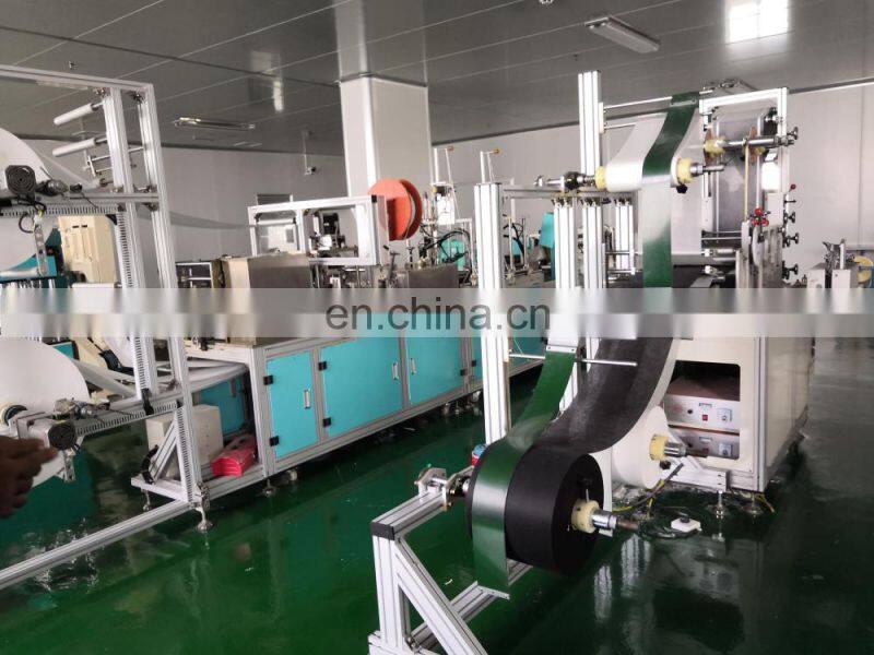 Full Automatic Surgical Mask Making Machine Face Mask Making Machines Madical Masks Production Line