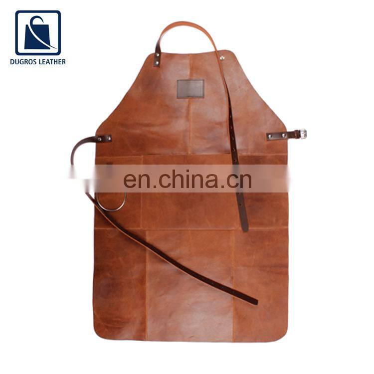 Leading Exporter of Household Kitchen Cooking BBQ Leather Apron