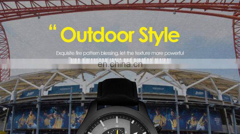 SINOBI Boys Watches Digital S9826G Small Three Dial Chronograph Watches Hand Clock Boys Date Window Business Handwatch