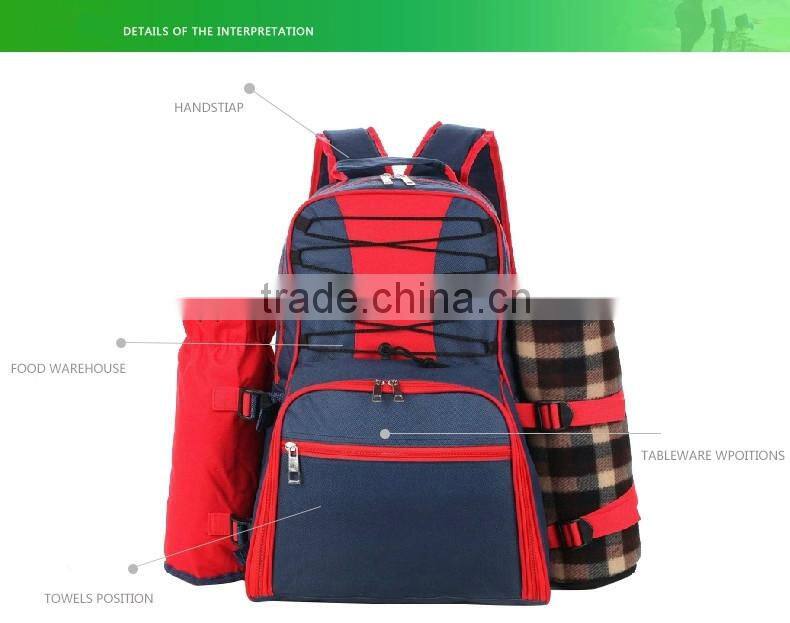 2016 high quality wholesale price cheap designer waterproof oxford picnic set picnic bag