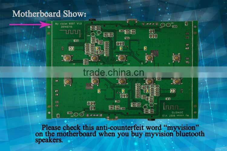 Touch Button wireless bluetooth speaker /dj speaker With TF card supported