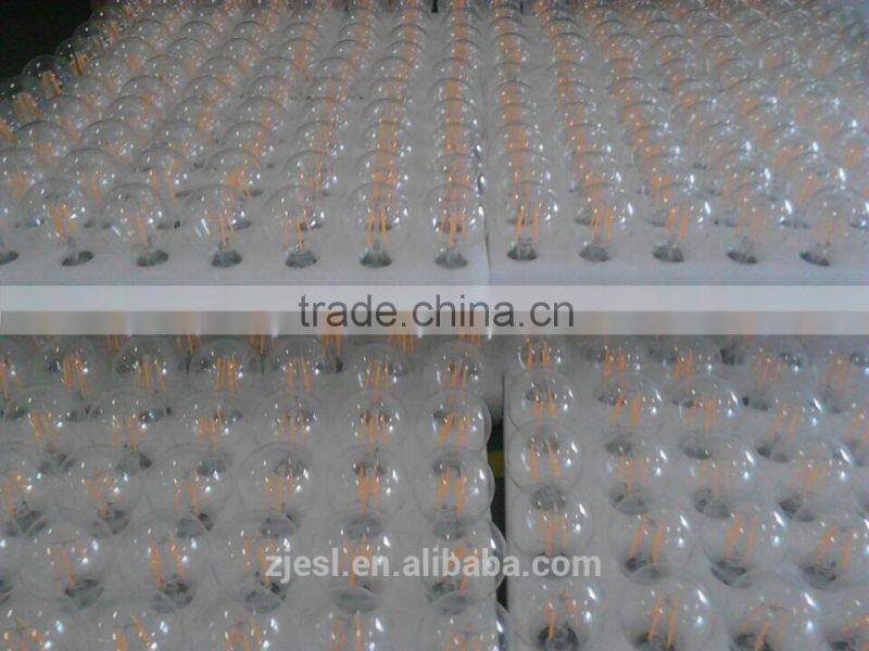 Hot!!! TUV CE ROHS 4W 360degree 400lm Clear glass a60 e27 led bulb smd filament bulb