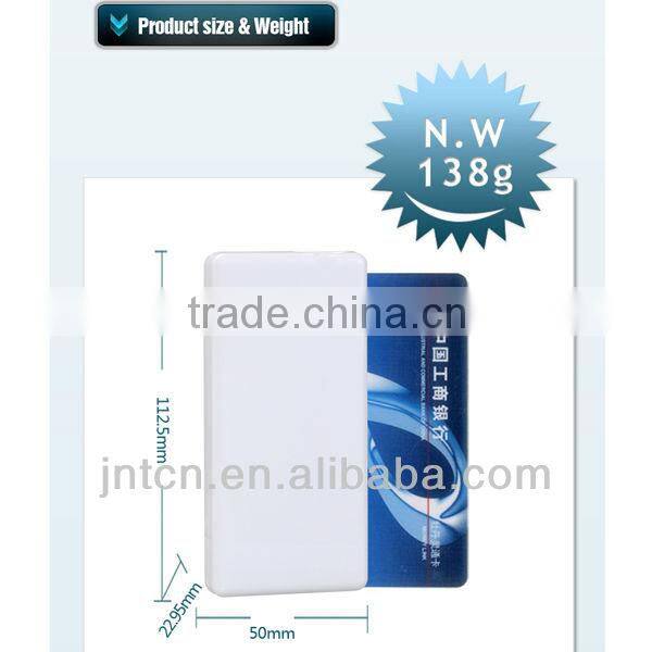 220V 4000/4400/5200/5600mAh universal portable plug-in mobile phone wall charger power bank with AC connector MP011