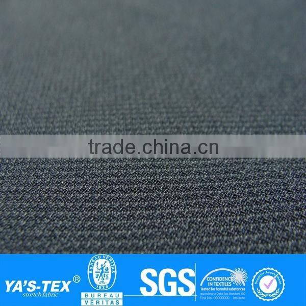 Black Very Small Grid at the Back Polyester Fabric hydroscopic and fast dry For Mountaineering