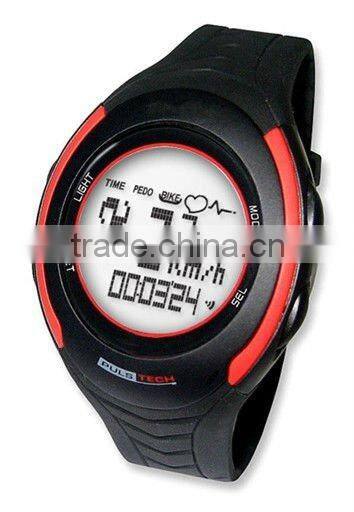 DH-073 heart rate monitor watch with cycling feature speed/distance/pedometer