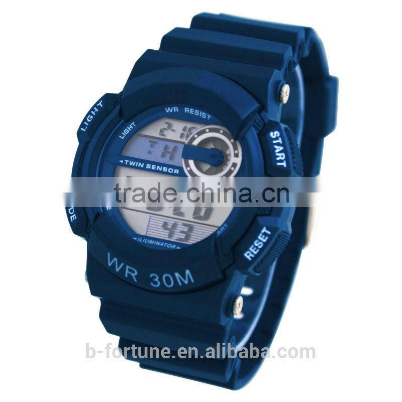 LP1344_BL Blue color Chrono Alarm Date/Day Tech digital Multifunction Digital men watches sports