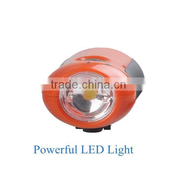 Wholesales Coloful Hand Crank Generator Flashlight