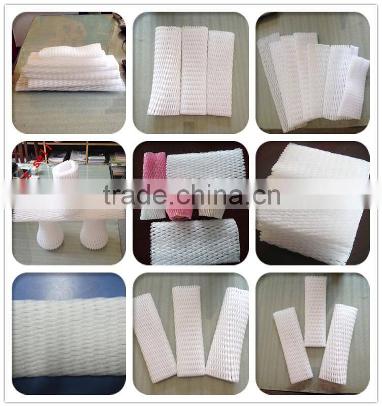 Cheap Colorful fruits and vegetables packing foam net, apple packing net/sleeve