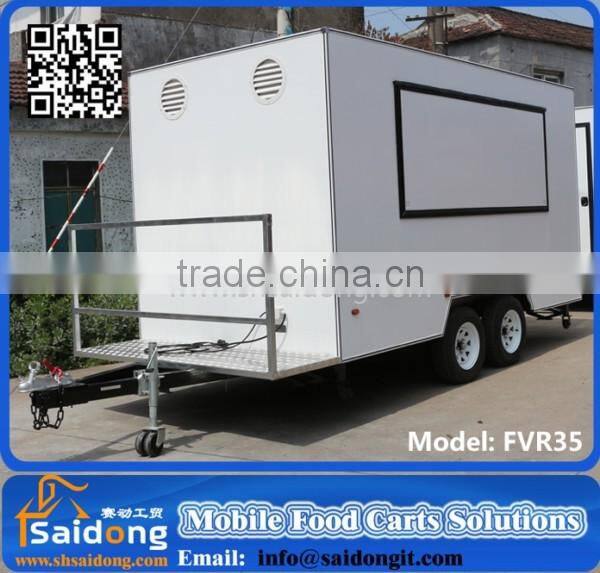 Best quality food beverages mobile food trailer mobile food cart catering truck customized design