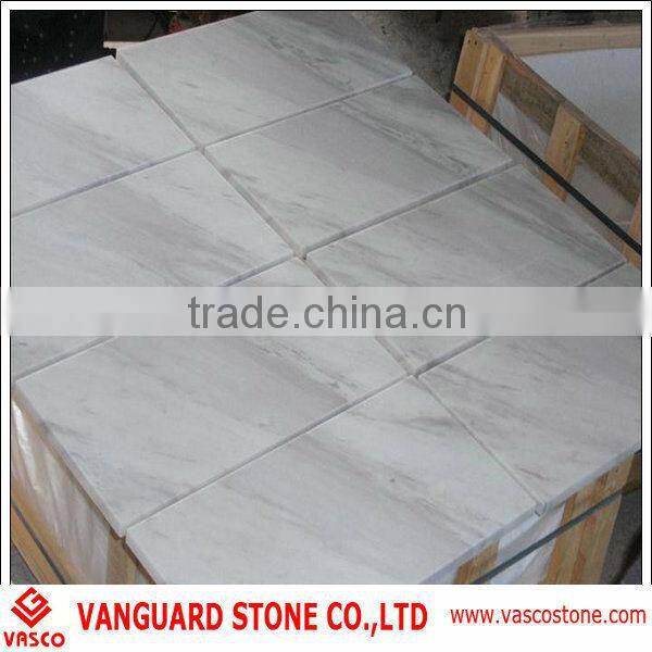 White marble tile for interior decoration