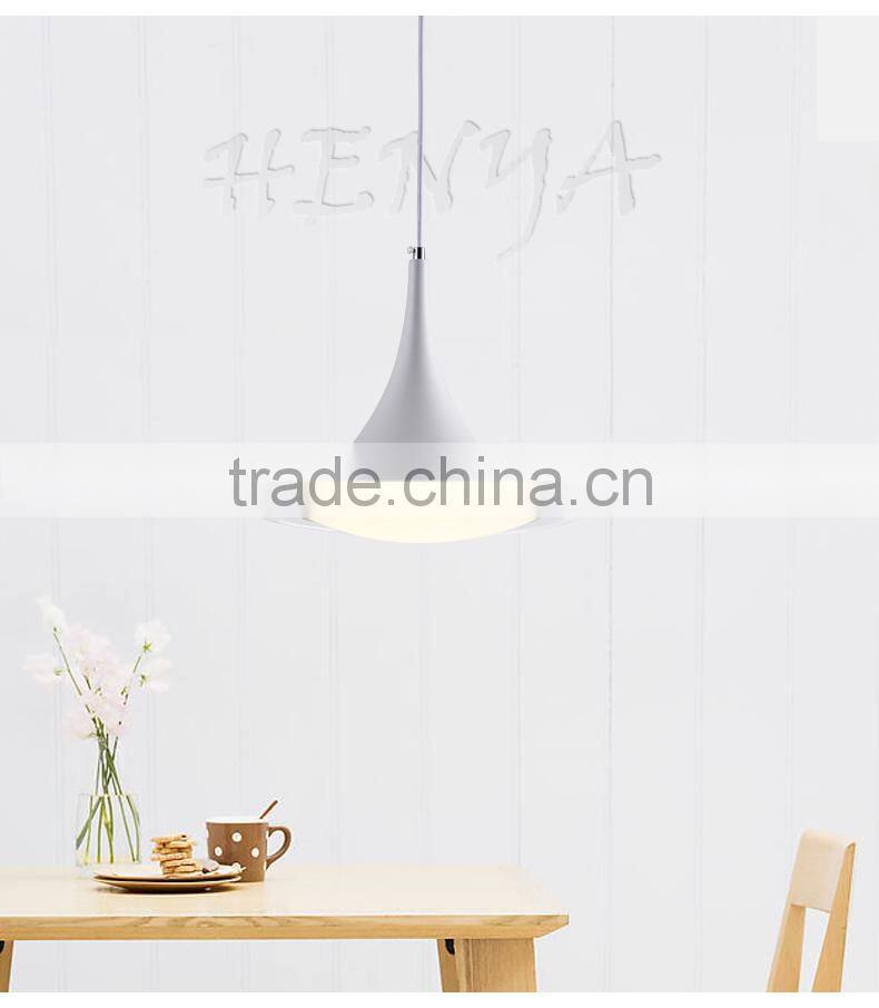 12w Trumpet LED Pendant Light Dining Room Creative Horn Lamp LED Droplight