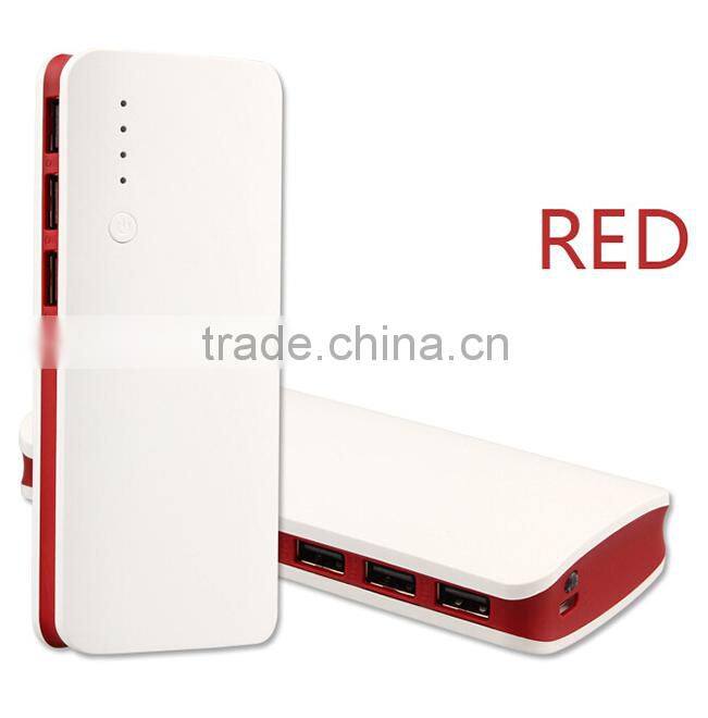 Ultra-slim power bank 20000mah for cell phones