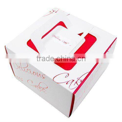 Fancy cake packaging box