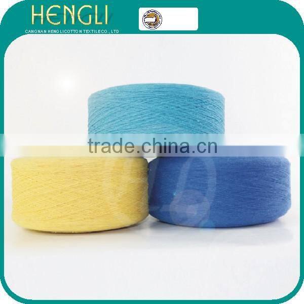Recycled single cotton yarn for knitting working gloves yarn