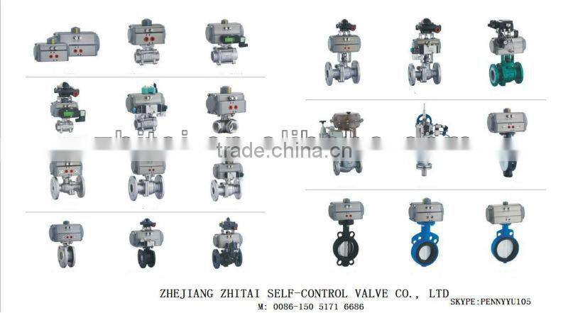 Small Quick Respones Solenoid Valve Pneumatic Actuator