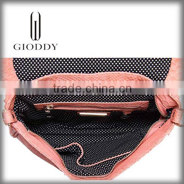 Gioddy hot selling fashion candy color shoulder bag