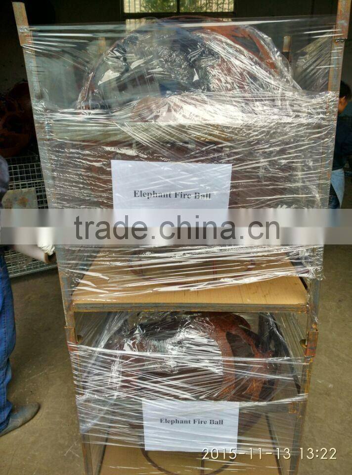 Metal Rust Design Fire Ball Fire Pit Ball