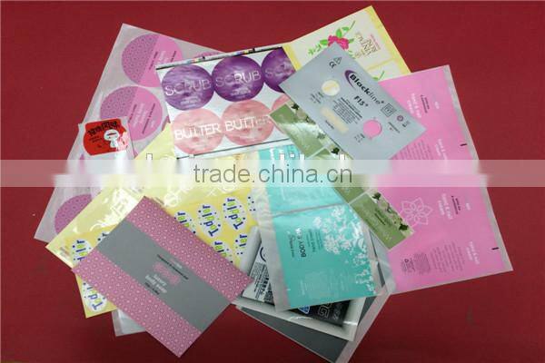 factory supply good quality colorful sticker design