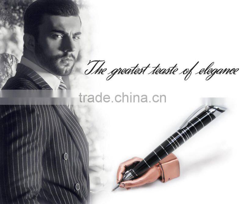 Novelty metal calligraphy business advertising gift ballpoint pen
