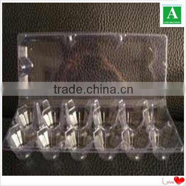 Vacuum forming white PET fast food container