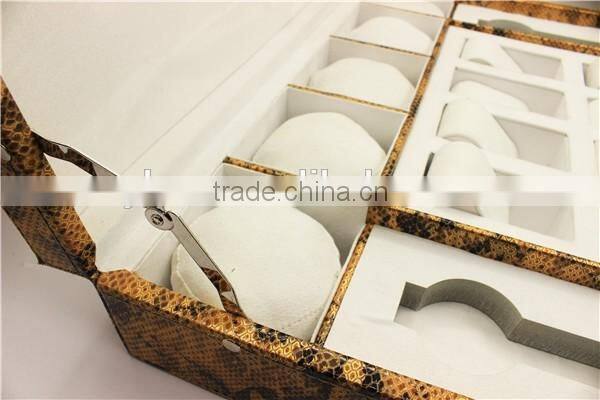 Large wooden watch storage box