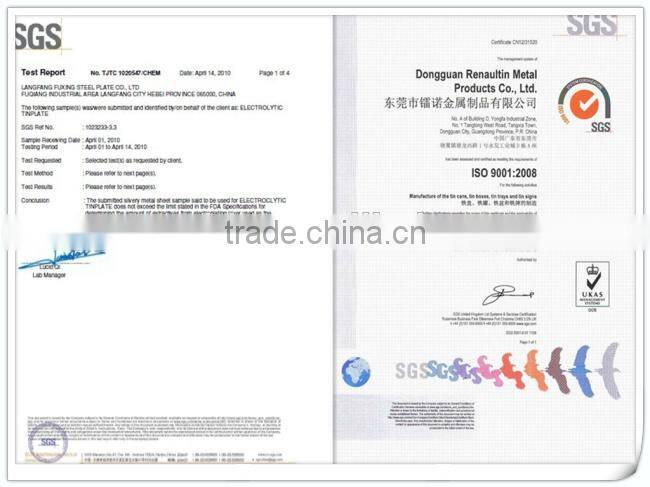 Metal tin bucket for ice beer