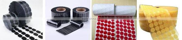 Good sticky Adhesive tape hook and loop dots back with glue