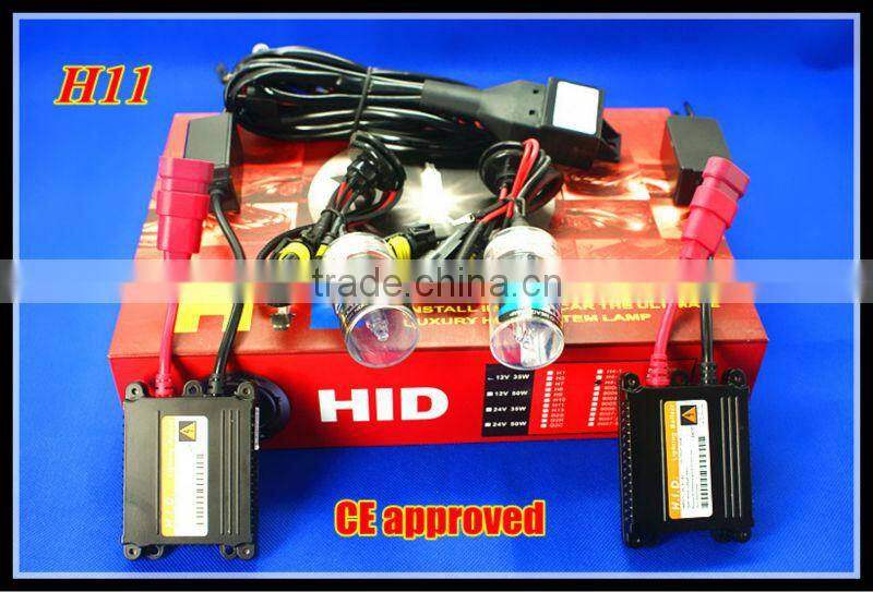 2013 Hottest Sale! Defeilang Real Factory HID xenon converse kit H11 super slim ballast high quality AC/DC 12V 24V 35W 55W