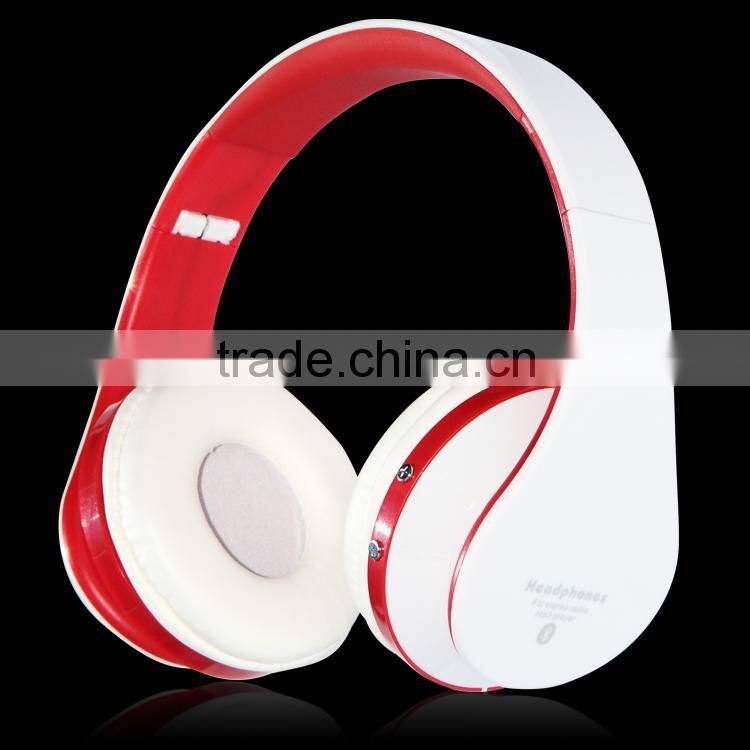 Super bass bluetooth stereo headset 2014 with TF card slot