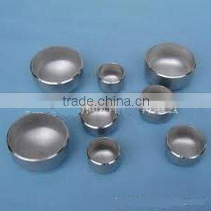 1/2"-2" Made in China Stainless Steel Seamless Pipe Fitting Cap