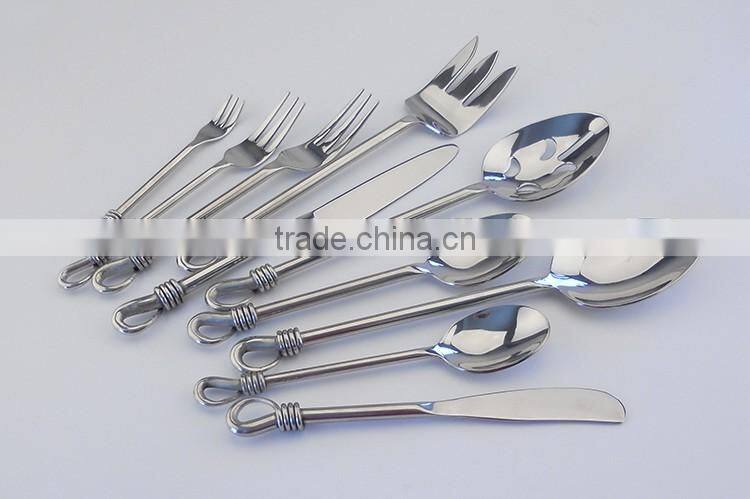 24PCS Handmade Cutlery Set 9007