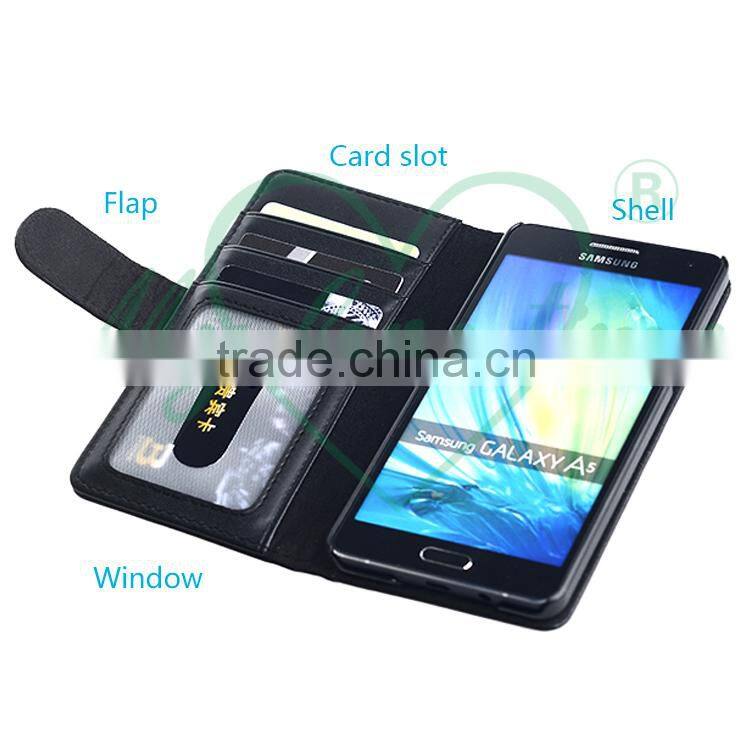 PU Leather Card Slots Folio Case for Samsung Galaxy A5