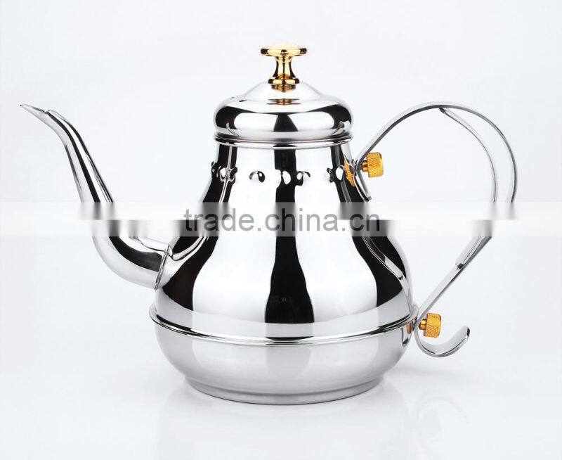 2015 new and hot China 1.2L Tea kettle with a Strainer suit for induction cooking