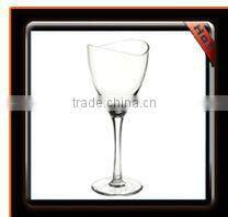 Hand Blown Crystal Wine Glasses /Clear Glassware