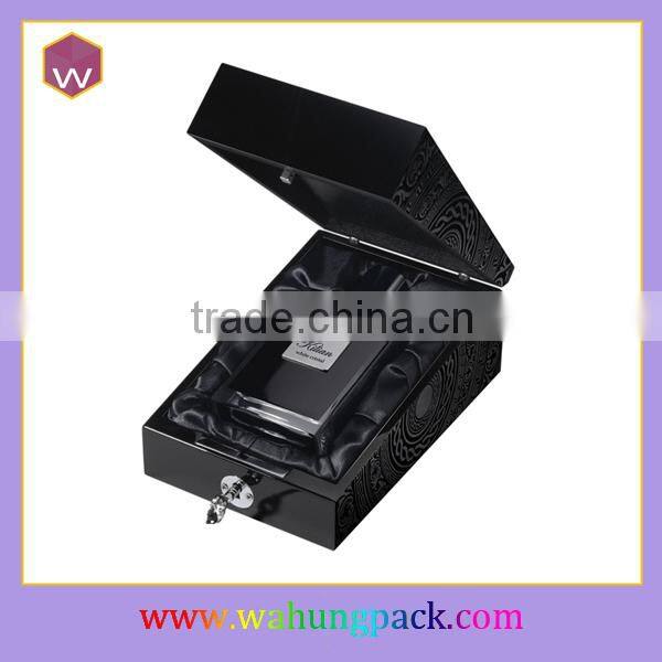 christmas gift empty display wood perfume box