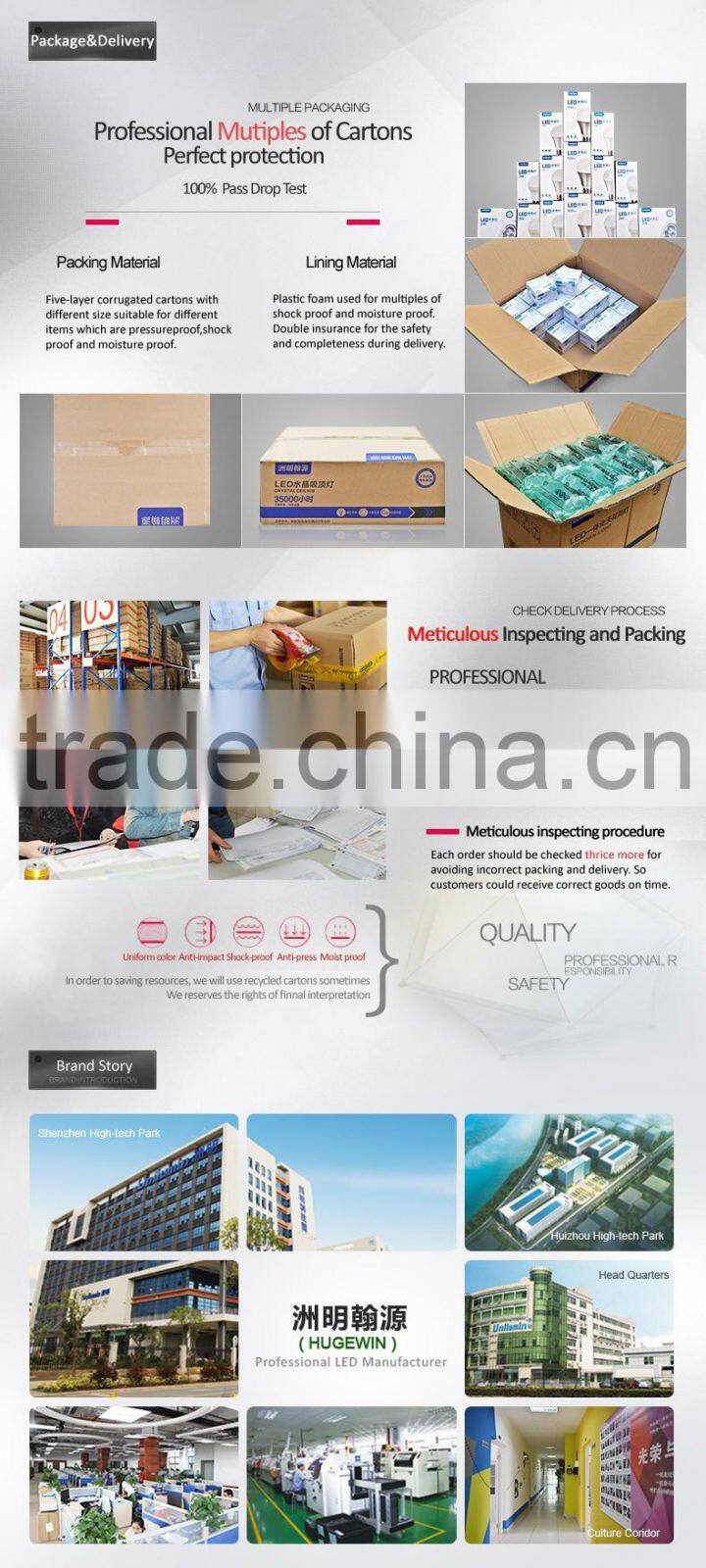 3W AC85-265V LED spot light 210LM Crystal shade +Stainless steel chassis for corridor washroom