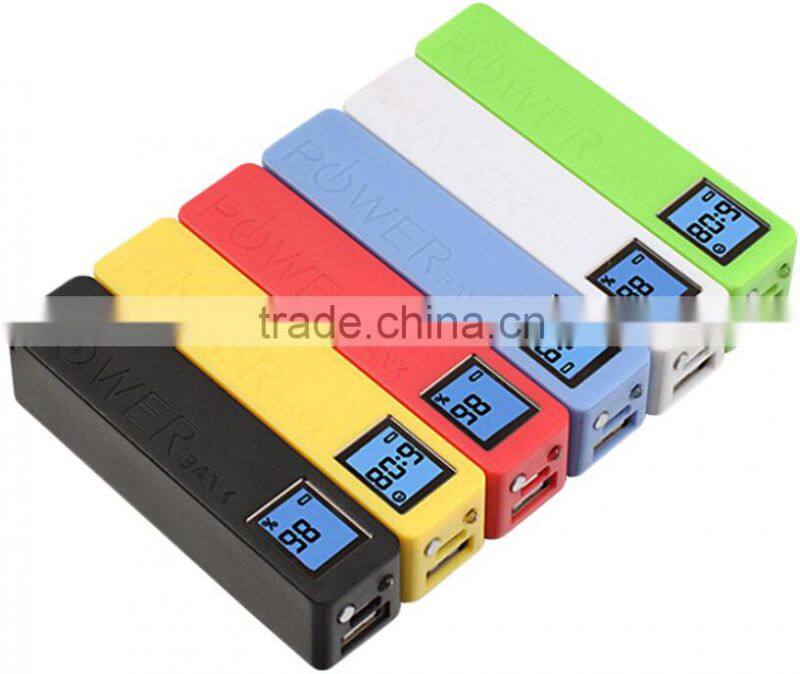 smart lighting mobile charger gift power bank with LCD display