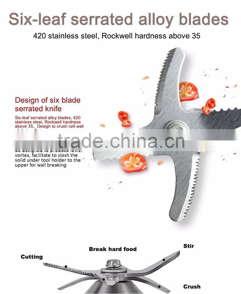 2016 High quality jemer blender mixer, juicer,blender mixer commercial