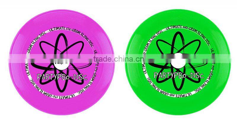 Thailand Market BSCI factory 2015 Flyer Dog Toy beach playing frisbee cute hard disk disc frisbee